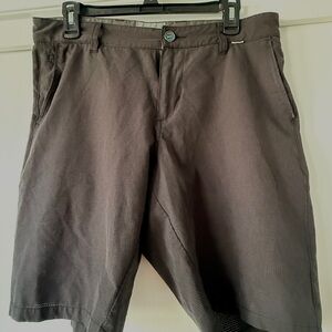 Linksoul Men's Brown Performance Hybrid Shorts